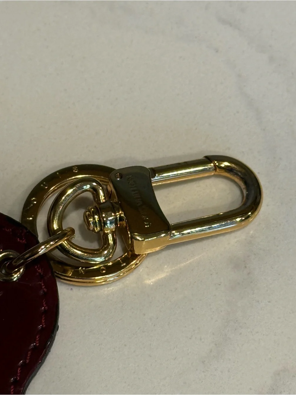 Louis Vuitton Vernis Heart Bag Charm